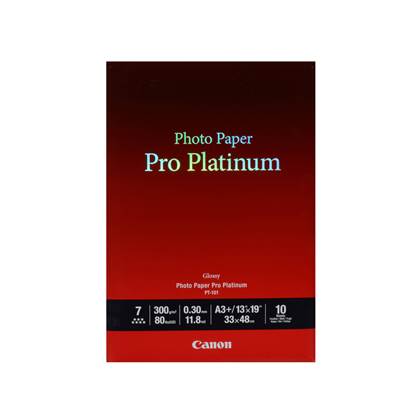 Φωτογραφικό Χαρτί Pro Platinum CANON A3+ Glossy 10 Φύλλα (2768B018) (CAN-PT-101-A3)