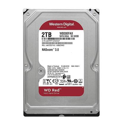 Western Digital Εσωτερικός Σκληρός Δίσκος 2 TB (Red 3.5") (WD20EFAX)