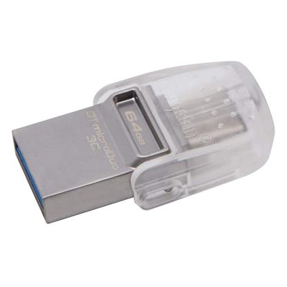 Kingston DataTraveler Micro DUO 3C 64GB USB 3.0 Flash Drive (DTDUO3C/64GB) (KINDTDUO3C/64GB)