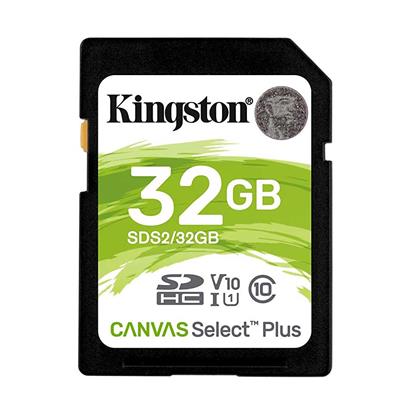 Kingston Flash card SD 32GB Canvas Select Plus (SDS2/32GB) (KINSDS2/32GB)
