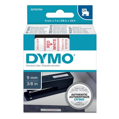 Ταινία Ετικετογράφου DYMO Standard 40914 6 mm x 7 m (Κόκκινα Γράμματα σε Λευκό Φόντο) (S0720700) (DYMO40915)