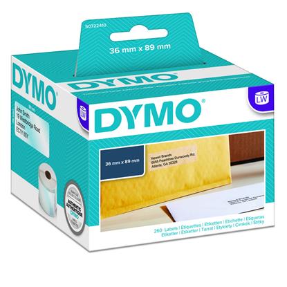 Πλαστική Ετικέτα DYMO 99013 89x36mm (Διάφανο) (1 Ρολό) (S0722410) (DYMO99013)