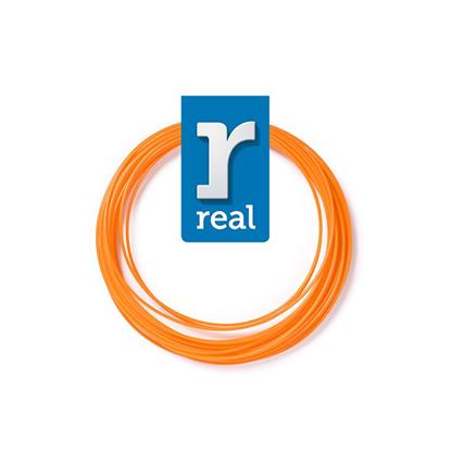 REAL PLA 3D pen filament Orange ( 10 m / 1.75 mm ) (3DPFPLAORANGE10MM175) (REF3DPFPLAORANGE10MM175)