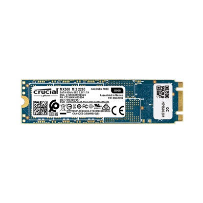 Crucial SSD 250GB MX500 M.2 TYPE 2280 (CT250MX500SSD4) (CRUCT250MX500SSD4)