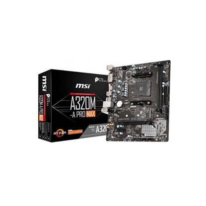 MSI A320M-A PRO MAX Motherboard (AM4) (7C52-001R) (7C52-004R)