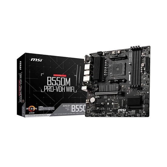 MSI B550M PRO-VDH WIFI (AM4) (7C95-001R) (MSI7C95-001R)