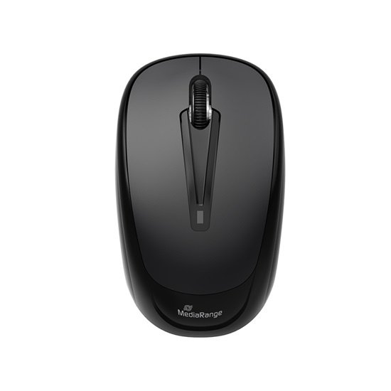 MediaRange Optical Mouse Wireless 3-Button (Black, Wireless) (MROS216)