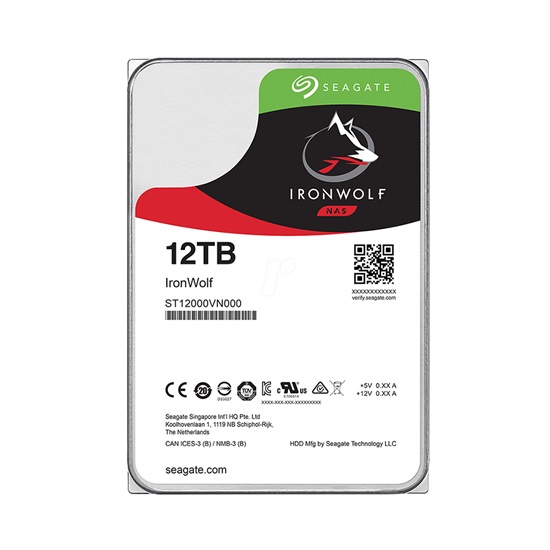 Εσωτερικός Σκληρός Δίσκος SEAGATE 3.5'' 12TB Sata III Ironwolf (ST12000VN0008) (SEAST12000VN0008)