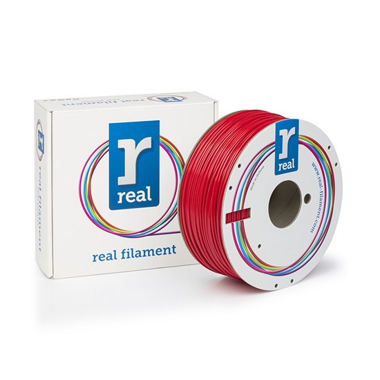 REAL ABS 3D Printer Filament - Red - spool of 1Kg - 2.85mm (REFABSRED1000MM3)
