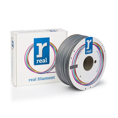 REAL ABS 3D Printer Filament - Silver - spool of 1Kg - 2.85mm (REFABSSILVER1000MM3)