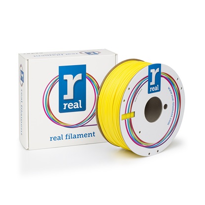 REAL ABS 3D Printer Filament - Yellow - spool of 1Kg - 2.85mm (REFABSYELLOW1000MM3)
