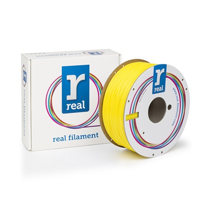 REAL ABS 3D Printer Filament - Yellow - spool of 1Kg - 1.75mm (REFABSYELLOW1000MM175)
