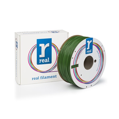 REAL ABS 3D Printer Filament - Green - spool of 1Kg - 1.75mm (REFABSGREEN1000MM175)