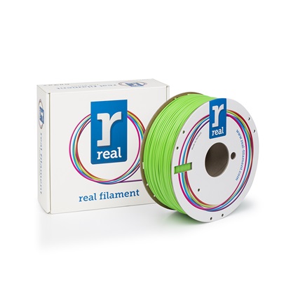 REAL ABS 3D Printer Filament - Nuclear green - spool of 1Kg - 1.75mm (REFABSNGREEN1000MM175)