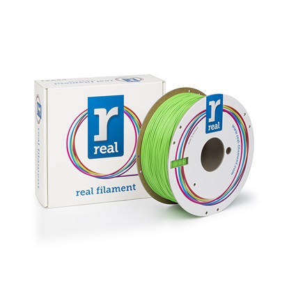 REAL PLA 3D Printer Filament - Nuclear green - spool of 1Kg - 1.75mm (REFPLANGREEN1000MM175)