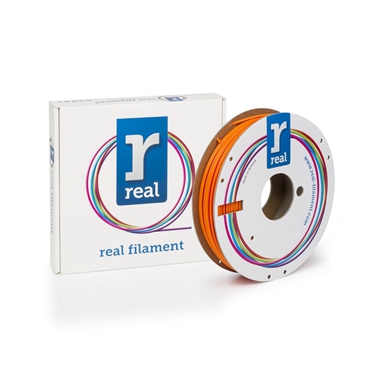 REAL PLA 3D Printer Filament - Orange - spool of 0.5Kg – 2.85mm (REFPLAORANGE500MM3)