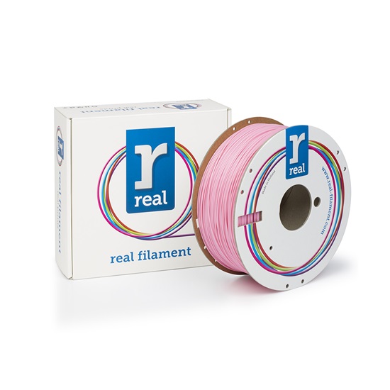 REAL PLA 3D Printer Filament - Pink - spool of 1Kg - 1.75mm (REFPLAPINK1000MM175)