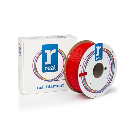 REAL PLA 3D Printer Filament - Red - spool of 1Kg - 1.75mm (REFPLARED1000MM175)