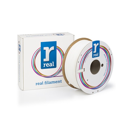 REAL PLA 3D Printer Filament - White - spool of 1Kg - 1.75mm (REFPLAWHITE1000MM175)