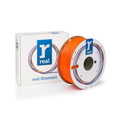 REAL PETG 3D Printer Filament - Translucent Orange - spool of 1Kg - 1.75mm (REFPETGORANGE1000MM175)
