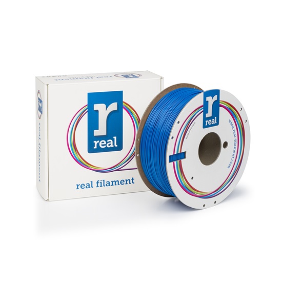 REAL PETG 3D Printer Filament - Blue - spool of 1Kg - 1.75mm (REFPETGSBLUE1000MM175)