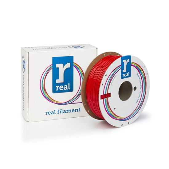 REAL PETG 3D Printer Filament - Red – spool of 1Kg - 2.85mm (REFPETGSRED1000MM300)