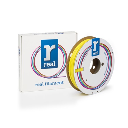 REAL PETG 3D Printer Filament - Yellow - spool of 0.5Kg - 2.85mm (REFPETGSYELLOW500MM3)