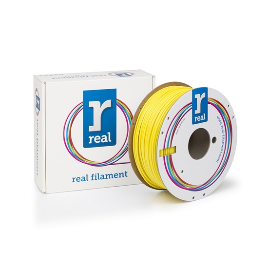 REAL PETG 3D Printer Filament - Yellow - spool of 1Kg - 2.85mm (REFPETGSYELLOW1000MM3)