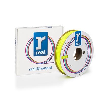 REAL PETG 3D Printer Filament - Translucent Yellow - spool of 0.5Kg - 2.85mm (REFPETGTYELLOW500MM285)