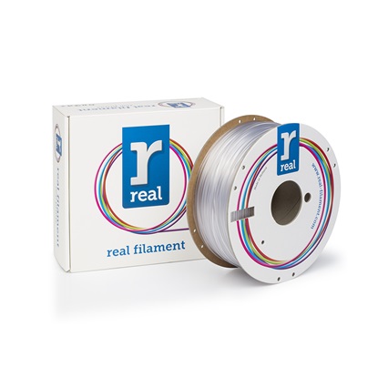 REAL PETG 3D Printer Filament - Neutral - spool of 1Kg - 2.85mm (REFPETGNEUTRAL1000MM3)