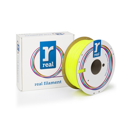 REAL PETG 3D Printer Filament - Translucent Yellow - spool of 1Kg - 2.85mm (REFPETGYELLOW1000MM300)
