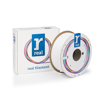 REAL PETG 3D Printer Filament - White – spool of 1Kg - 2.85mm (REFPETGSWHITE1000MM300)