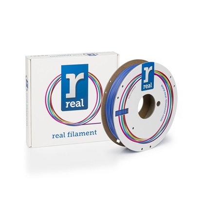 REAL RealFlex 3D Printer Filament - Blue - spool of 0.5Kg - 1.75mm (REFFLEXBLUE500MM17)