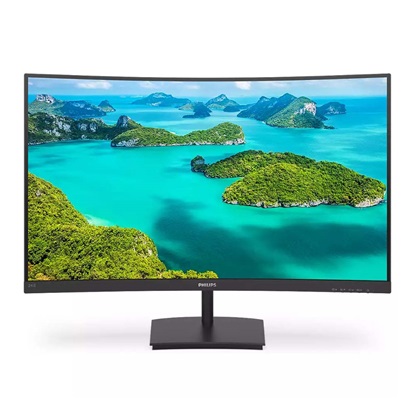 PHILIPS 241E1SCA Curved Led VA Monitor 24" with speakers (241E1SCA) (PHI241E1SCA)