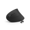 MediaRange Ergonomic 6-button wireless optical mouse for left-handers (Black, Wireless) (MROS233)