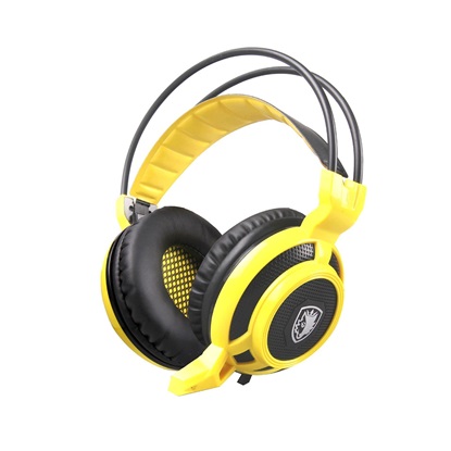 Motospeed H19 Yellow Wired Gaming Headset Yellow Color