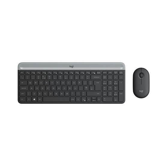 Logitech MK470 Slim Wireless Combo Graphite,US International (Qwerty) (920-009204) (LOGMK470GRPH)