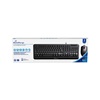 MediaRange Corded Keyboard & 3-button mouse set, Wired (Black) (MROS108-GR)