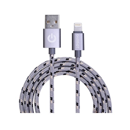 Garbot Grab&Go mobile phone cable Silver USB A Lightning 1m (C-05-10189) (GARC-05-10189)