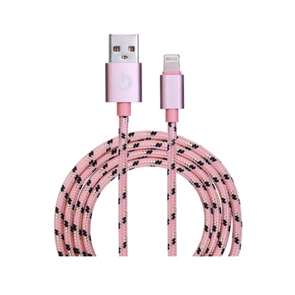 Garbot Grab&Go mobile phone cable Pink USB A Lightning 1m (C-05-10190) (GARC-05-10190)