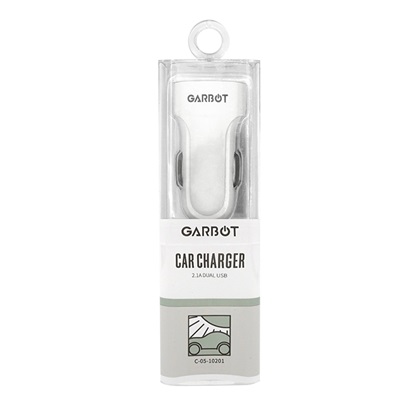 Garbot Grab&Go mobile device charger White Auto (C-05-10201) (GARC-05-10201)