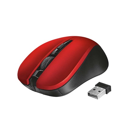 Trust Mydo Silent Click Wireless Mouse - red (21871) (TRS21871)