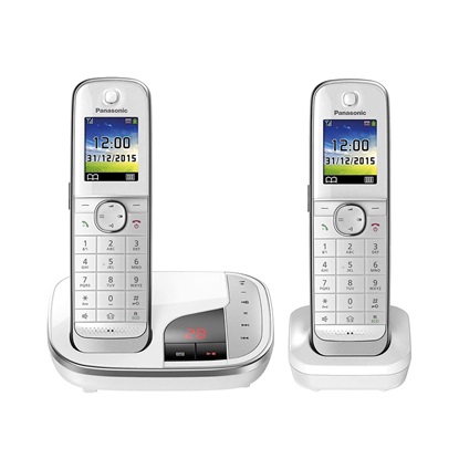 Ασύρματο Τηλέφωνο Panasonic KX-TGJ322GW White (KX-TGJ322GW) (PANKX-TGJ322GW)