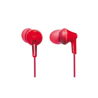 Panasonic RP-HJE125 Red Headphones (RPHJE125ER) (PANRPHJE125ER)