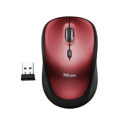 Trust Yvi Wireless Mouse - red (19522) (TRS19522)