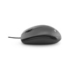 MediaRange Optical Mouse Corded 3-Button Silent-click (Black, Wired) (MROS212)