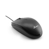 MediaRange Optical Mouse Corded 3-Button Silent-click (Black, Wired) (MROS212)