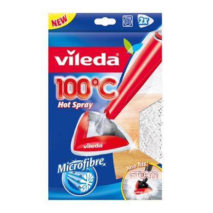 Vileda Πανί Καθαρισμού Ανταλλακτικό Steam Cleaner 2τμχ (146576) (VIL146576)