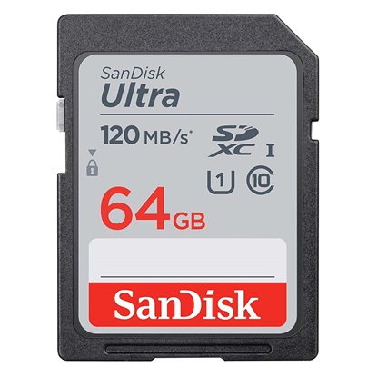 Sandisk Ultra® SDHC & SDXC UHS-I Memory Card 64GB (SDSDUN4-064G-GN6IN) (SANSDSDUN4-064G-GN6IN)