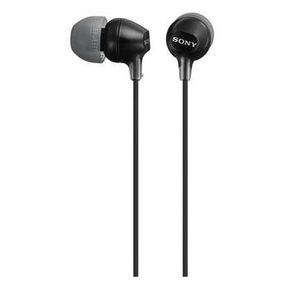 Sony In-Ear Headphones Black (MDREX15LPB.AE) (SNYMDREX15LPBAE)